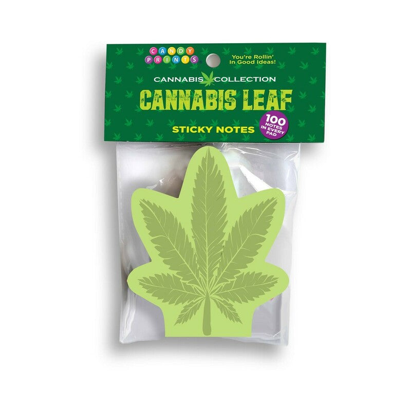 Cannabis Leaf Sticky Notes